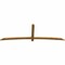 Ekena Millwork Bellingham Rough Sawn Timber Gable Bracket, Western Red Cedar, 108"W x 36"H x 2"D x 4"F, 8/12 Pitch GBW108X36X0204BEL00RWR - alternate 2